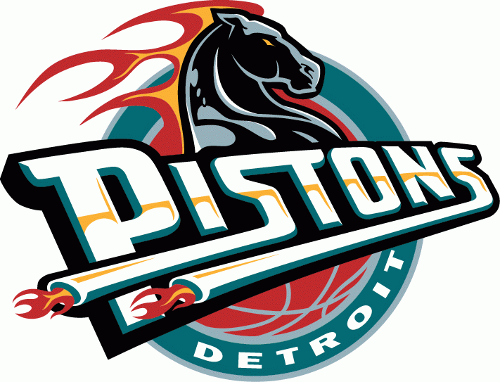 Detroit Pistons 1996-2001 Primary Logo iron on transfers for T-shirts